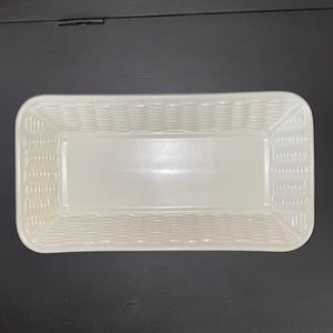 Pfaltzgraff Heritage White Bread Basket Tray